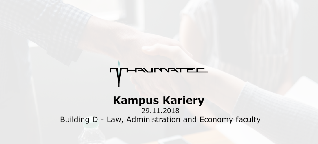 Campus Recruitment 2019 : Meet Thaumatec @ Wroclaw University of Science and Technology